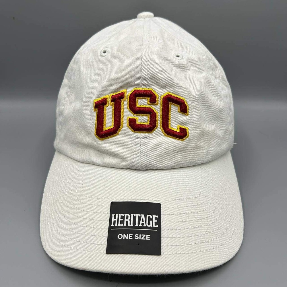 USC Trojans Hat Men Heritage Embroidered 47 Brand Strap Back Cap Cotton‎ New